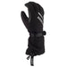 Klim Womens Ember Gauntlet Glove - Black - High-rise, front view