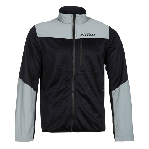 Klim Mens Alloy Jacket - Monument - Black, front view