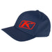 Klim Mens K Corp Hat - Dress Blues - Fiery Red, front view