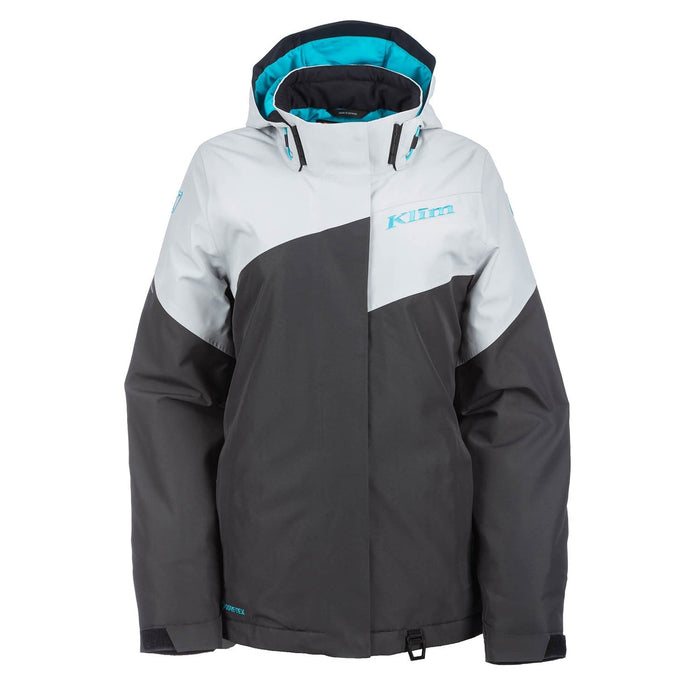 Klim Womens Allure Jacket - Asphalt - Scuba Blue, view 3