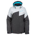 Klim Womens Allure Jacket - Asphalt - Scuba Blue, view 3