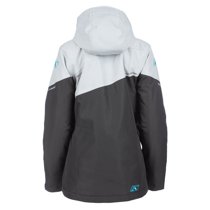 Klim Womens Allure Jacket - Asphalt - Scuba Blue, view 4