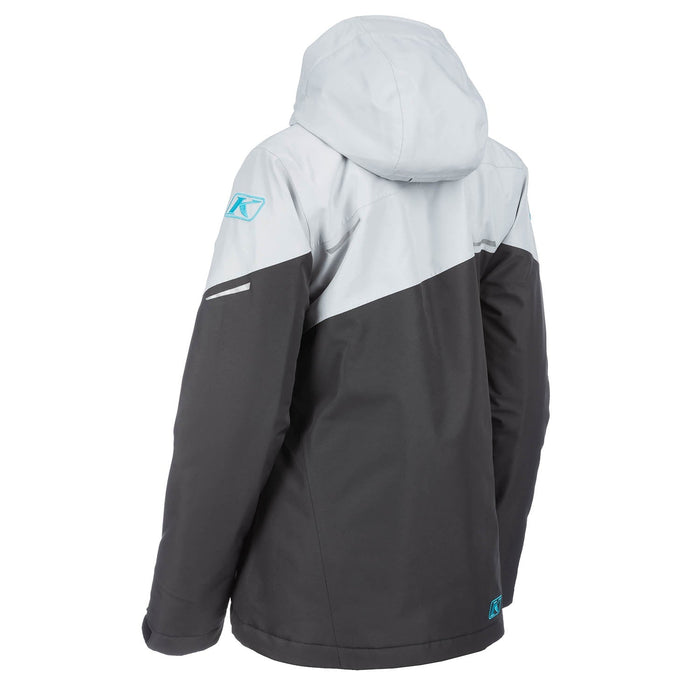 Klim Womens Allure Jacket - Asphalt - Scuba Blue, view 6
