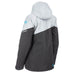 Klim Womens Allure Jacket - Asphalt - Scuba Blue, view 6