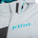 Klim Womens Allure Jacket - Asphalt - Scuba Blue, view 7