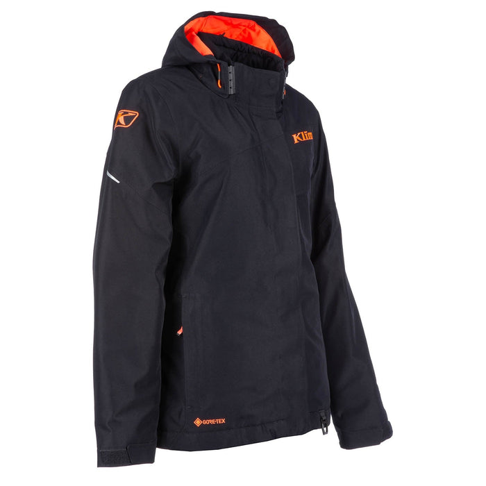 Klim Womens Allure Jacket - Non-Current - Black - Fiery Coral, view 5