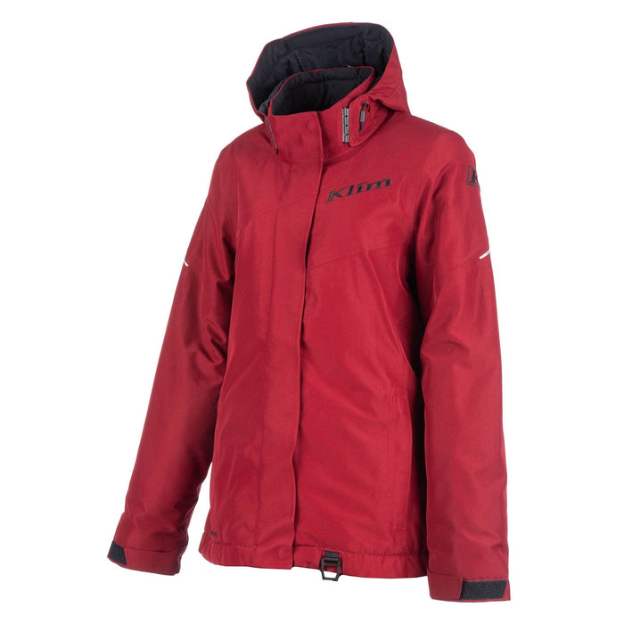 Klim Womens Allure Jacket - Non-Current - Cabernet - Black, front view