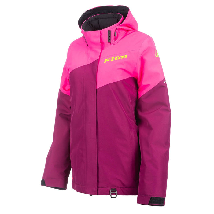 Klim Womens Allure Jacket - Magenta Purple - Pink Glo, front view
