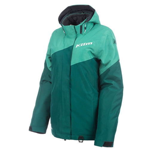 Klim Womens Allure Jacket - Rain Forest - FIr, front view