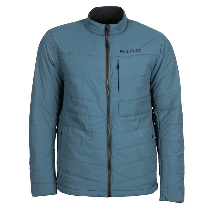 Klim Mens Override Jacket - Petrol - Black, front view