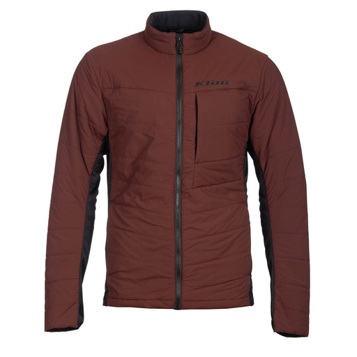 Klim Mens Override Alloy Jacket - Bitter Chocolate - Black, front view