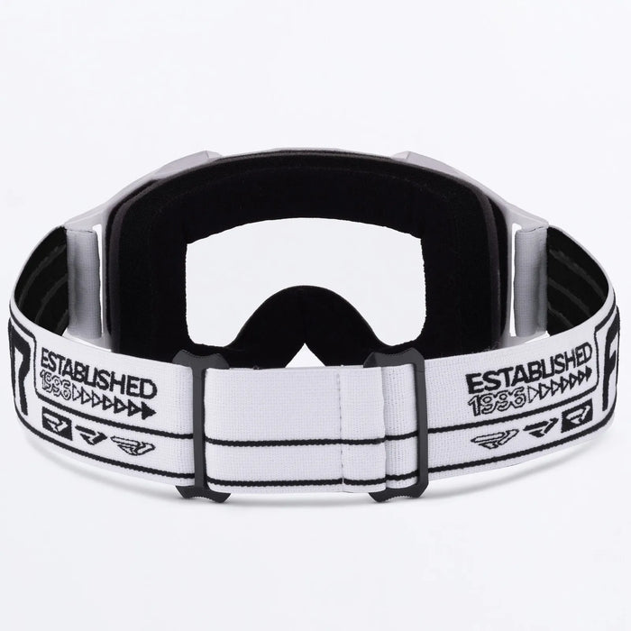 FXR Maverick Prime MX Goggle - White/Black, view 3