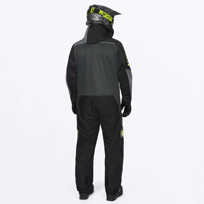 FXR Mens Revo F.A.S.T. Insulated Monosuit - Asphalt/Ti/HiVis, view 2