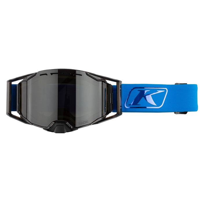 Klim Rage Snow Goggle - Electric Blue Lemonade Comfort Black Smoke, view 2