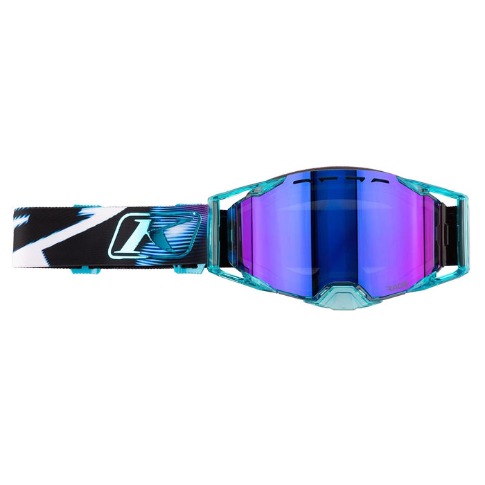 Klim Rage Snow Goggle - Phase Blue Purple Mirror, view 2