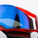 Klim Rage Snow Goggle - Phase Red Dark Smoke Blue Mirror, view 10