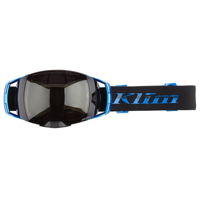 Klim Aeon Snow Goggle - Black Electric Blue Lemonade Comfort Black Smoke, view 2