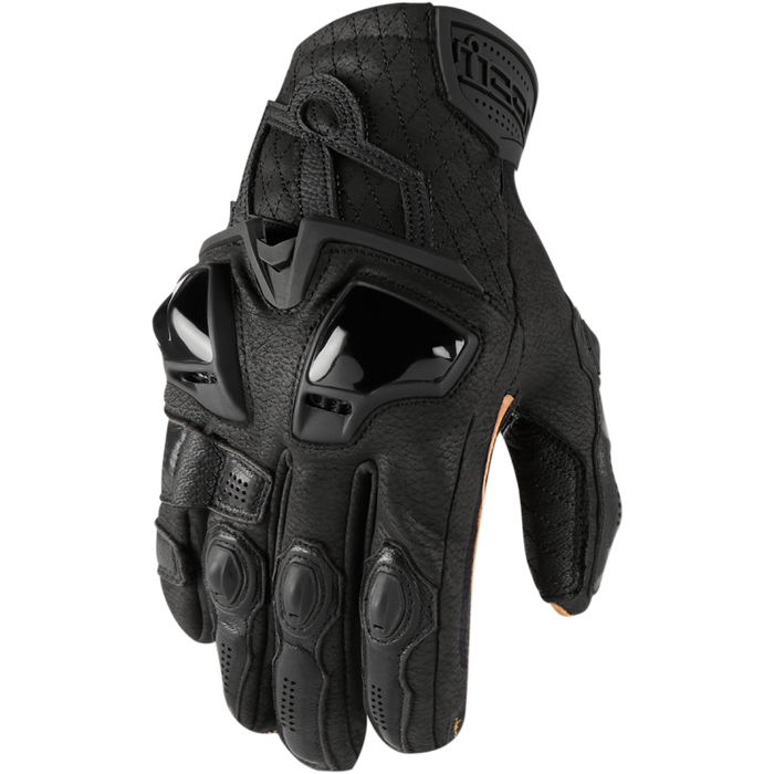 Icon Mens Hypersport Short Gloves - Black