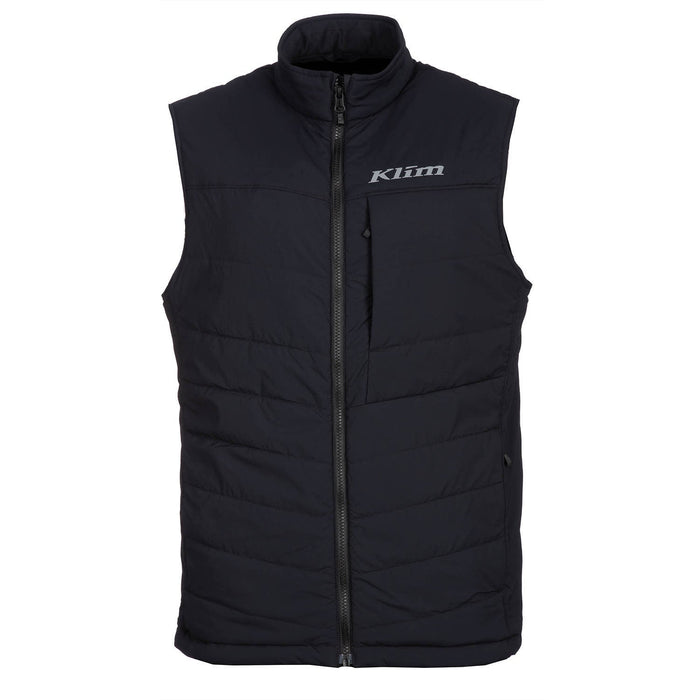 Klim Mens Override Vest - Black - Monument, front view