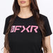 FXR Womens Mitered Premium T-Shirt - Black/Dusty Rose, view 4