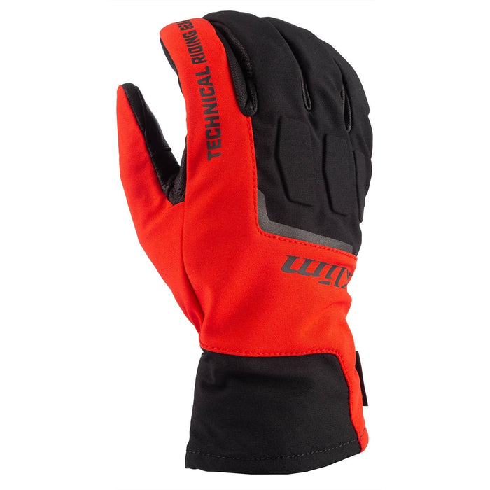 Klim Mens Spool GTX Glove - Black - Fiery Red, view 2