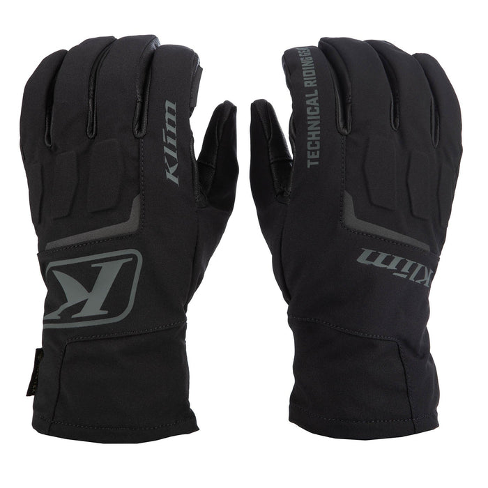 Klim Mens Spool GTX Glove - Black - Monument, front view