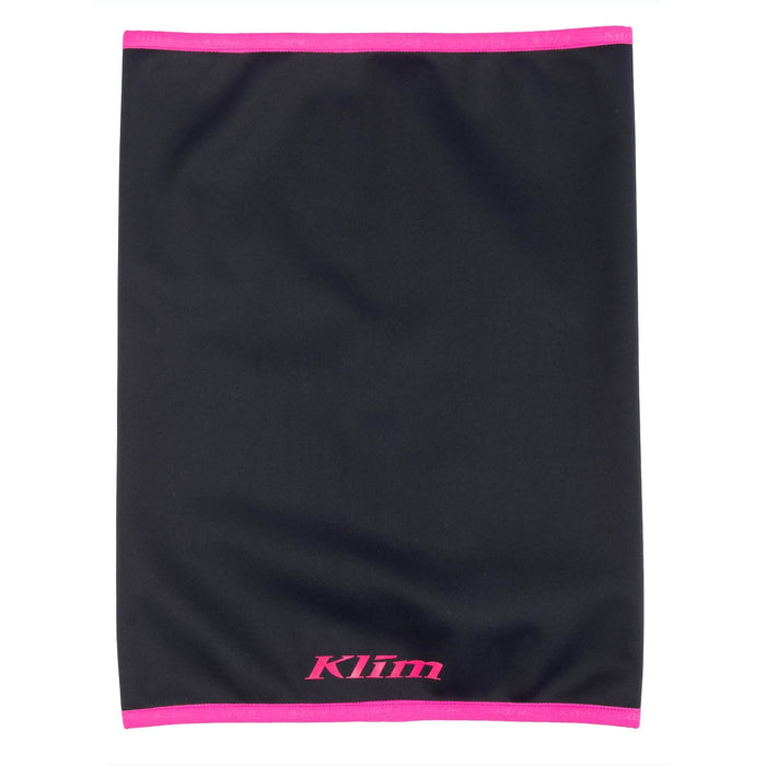Klim Inversion Neck Warmer - Black - Pink Glo, front view