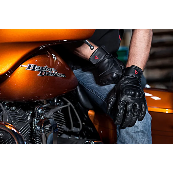 Gerbing Mens 7V Hard Knuckle Battery Heated Gloves - Black - Lifestyle