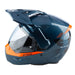 Klim X1 Alpha Helmet ECE/DOT - Gloss Concept Petrol - Strike Orange