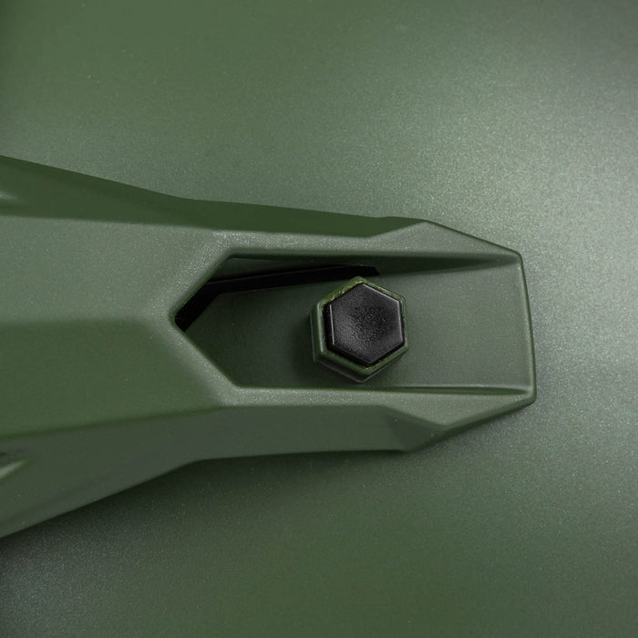 Klim X1 Alpha Helmet ECE/DOT - Quanta Matte Rifle Green - Oil Green