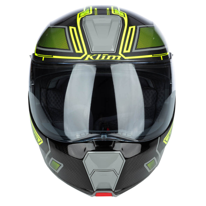 Klim GT1 Expedition Helmet ECE/DOT - Encrypted Gloss Asphalt - Hi-Vis