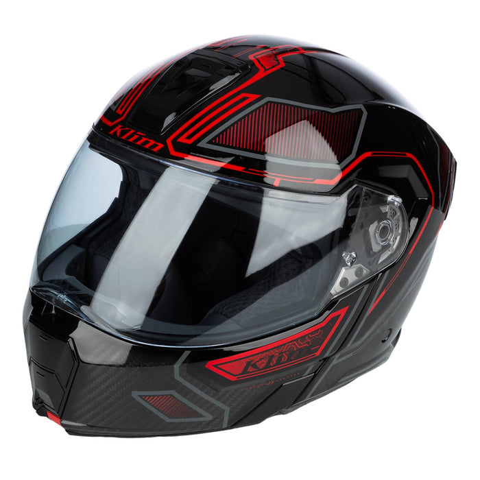 Klim GT1 Expedition Helmet ECE/DOT - Encrypted Gloss Black - Redrock