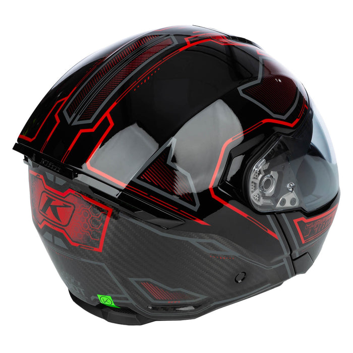 Klim GT1 Expedition Helmet ECE/DOT - Encrypted Gloss Black - Redrock