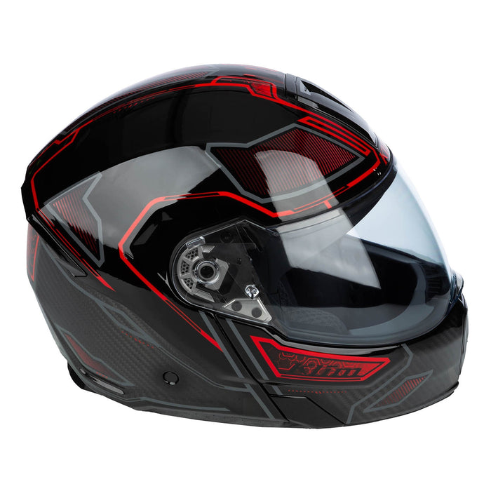Klim GT1 Expedition Helmet ECE/DOT - Encrypted Gloss Black - Redrock