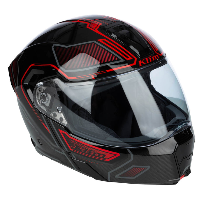 Klim GT1 Expedition Helmet ECE/DOT - Encrypted Gloss Black - Redrock