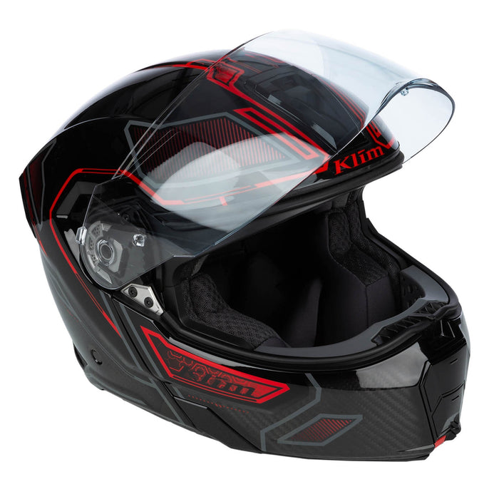 Klim GT1 Expedition Helmet ECE/DOT - Encrypted Gloss Black - Redrock