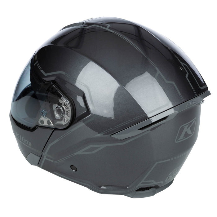 Klim GT1 Expedition Helmet ECE/DOT - Gloss Metallic Asphalt