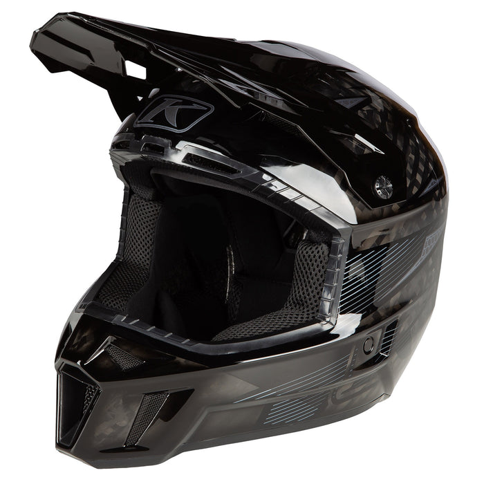 Klim F3 Carbon Pro Off-Road Helmet ECE - Striker Carbon Gloss Black