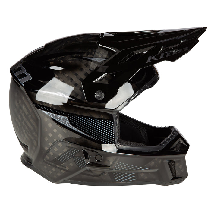 Klim F3 Carbon Pro Off-Road Helmet ECE - Striker Carbon Gloss Black