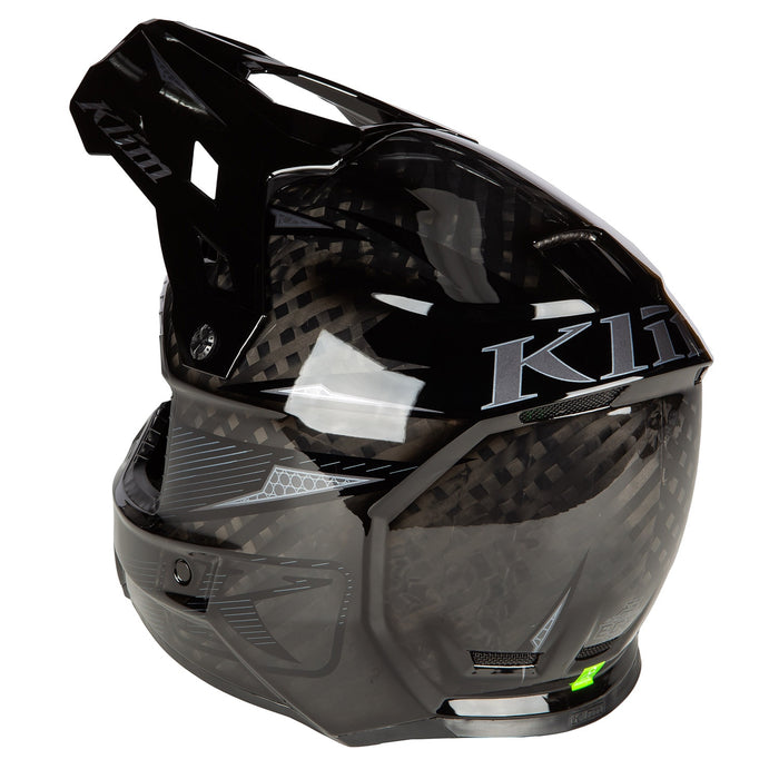 Klim F3 Carbon Pro Off-Road Helmet ECE - Striker Carbon Gloss Black