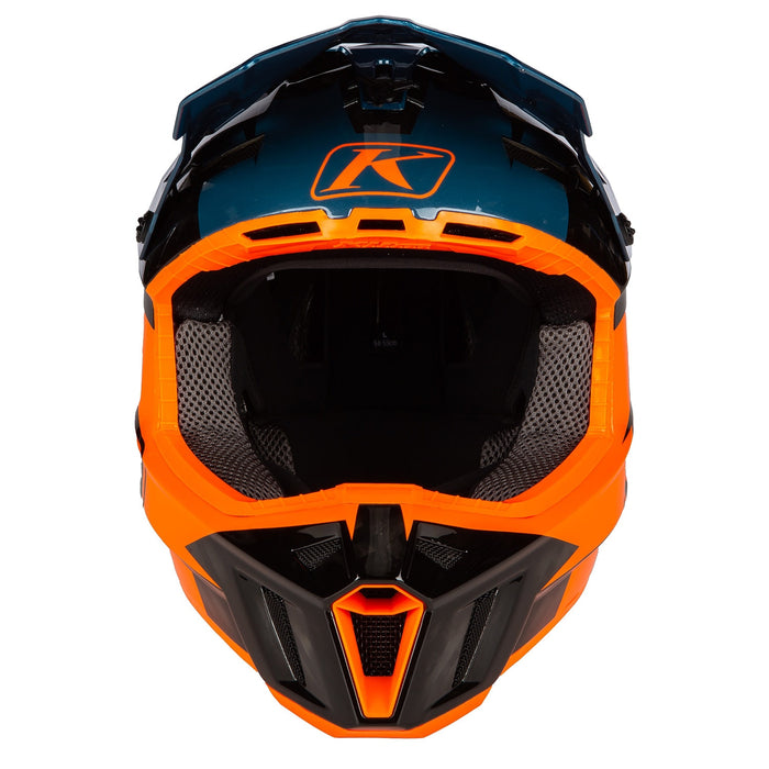 Klim F3 Carbon Pro Off-Road Helmet ECE (Non-Current) - Striker Petrol Orange