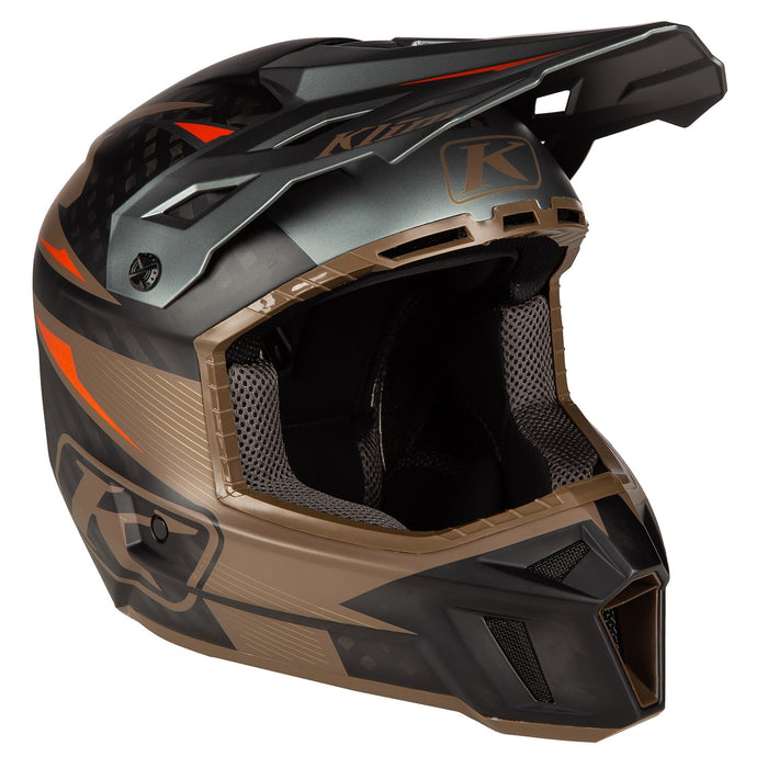 Klim F3 Carbon Pro Off-Road Helmet ECE (Non-Current) - Striker Potter's Clay