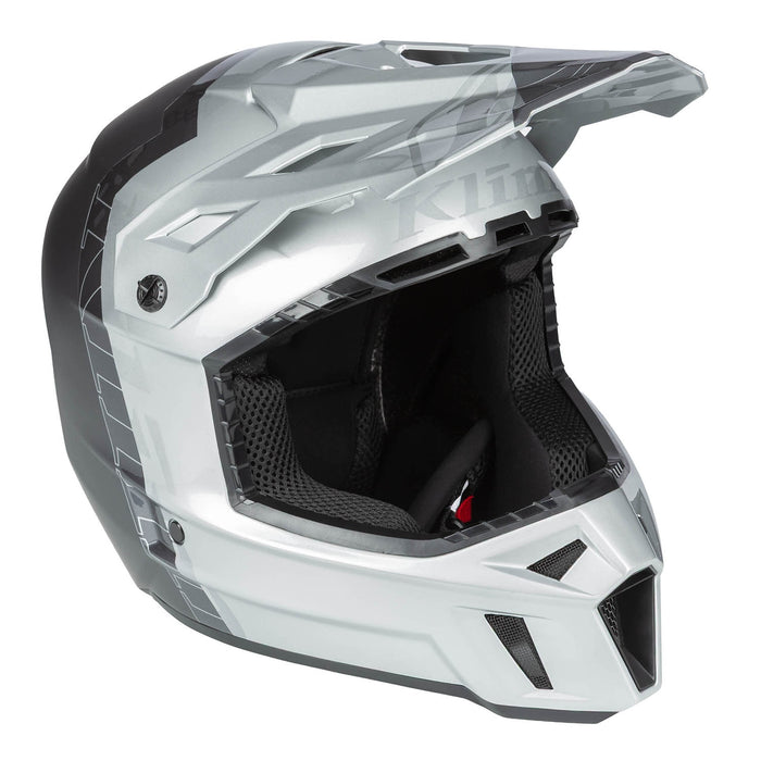 Klim F3 Carbon Pro Off-Road Helmet ECE - Tilt Gloss Asphalt - Monument
