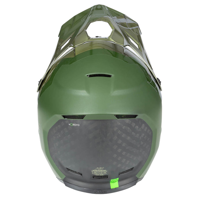 Klim F3 Carbon Pro Off-Road Helmet ECE - Tilt Gloss Rifle Green - Oil Green