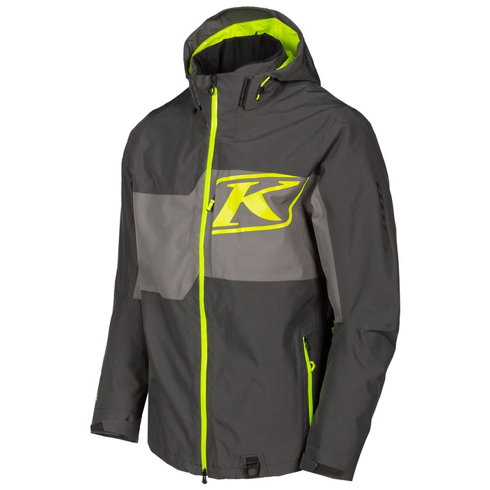 Klim Mens Powerxross Jacket - Non-Current - Asphalt - Hi-Vis, view 2