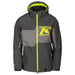 Klim Mens Powerxross Jacket - Non-Current - Asphalt - Hi-Vis, front view