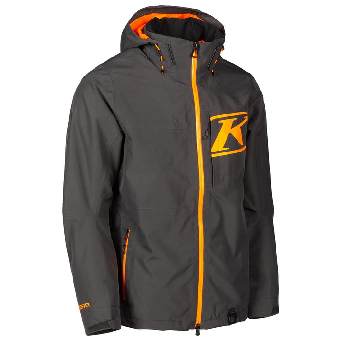 Klim Mens Powerxross Jacket - Non-Current - Asphalt - Strike Orange, view 5