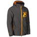 Klim Mens Powerxross Jacket - Non-Current - Asphalt - Strike Orange, view 5