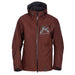 Klim Mens Powerxross Jacket - Bitter Chocolate - Black, front view