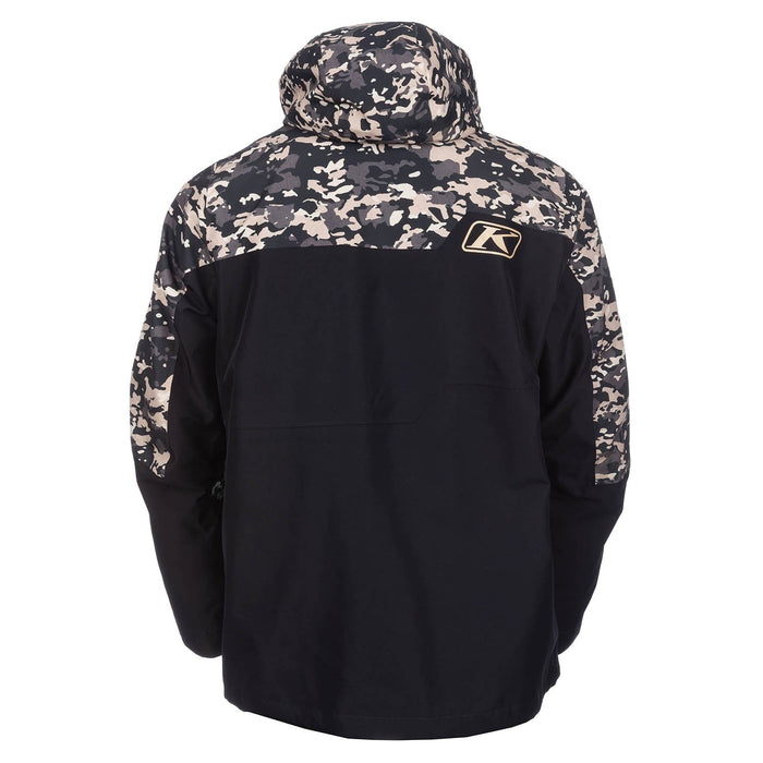 Klim Mens Powerxross Jacket - Black - Montana Tan Camo, view 4